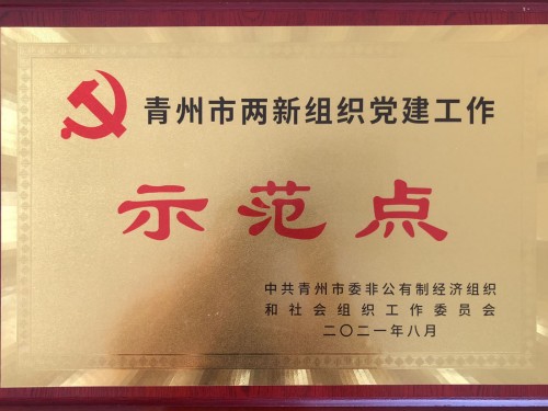 青州市兩新組織黨建工作示范點(diǎn)